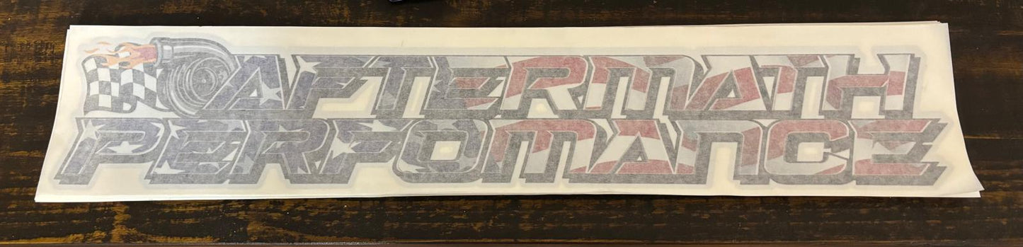 Aftermath Windshield Decal