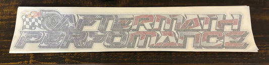 Aftermath Windshield Decal